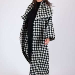 Winter Houndstooth Coat Ofelia