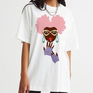 Minimalist Painted African Girl T-Shirt