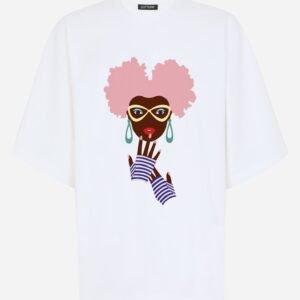 Minimalist Painted African Girl T-Shirt