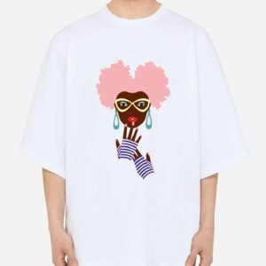 Minimalist Painted African Girl T-Shirt
