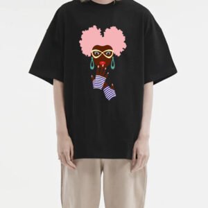 Minimalist Painted African Girl T-Shirt