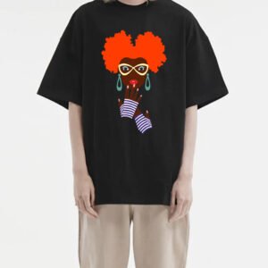 Minimalist Painted African Girl T-Shirt