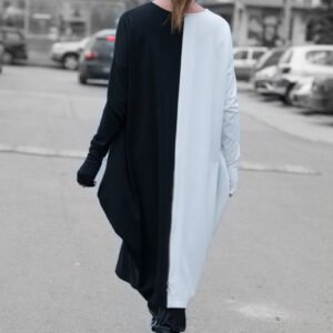 Black White Cotton Tunic TAMARA