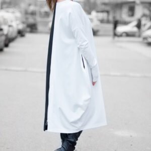 Black White Cotton Tunic TAMARA