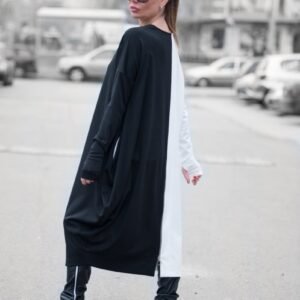 Black White Cotton Tunic TAMARA