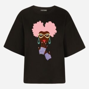 Minimalist Painted African Girl T-Shirt