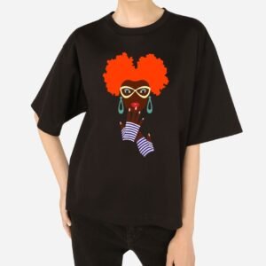 Minimalist Painted African Girl T-Shirt