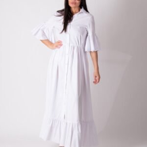 White Cotton Dress VENERA