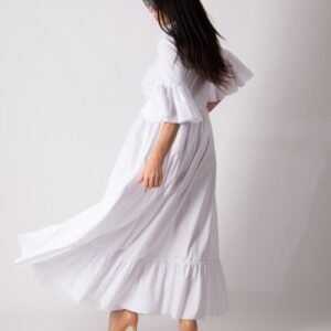 White Cotton Dress VENERA