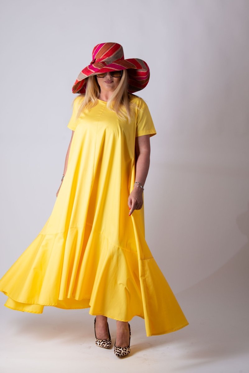 Yellow Summer Dress DIVA Yellow Summer Dress DIVA