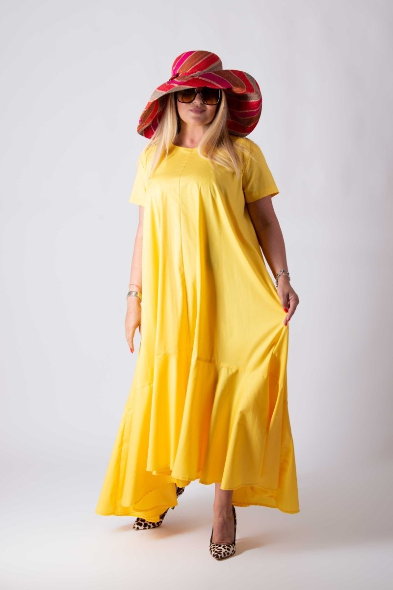 Yellow Summer Dress DIVA Yellow Summer Dress DIVA