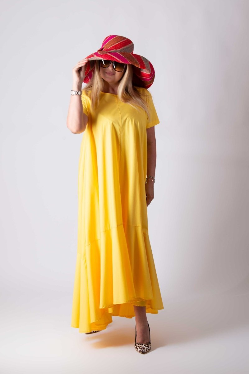 Yellow Summer Dress DIVA Yellow Summer Dress DIVA