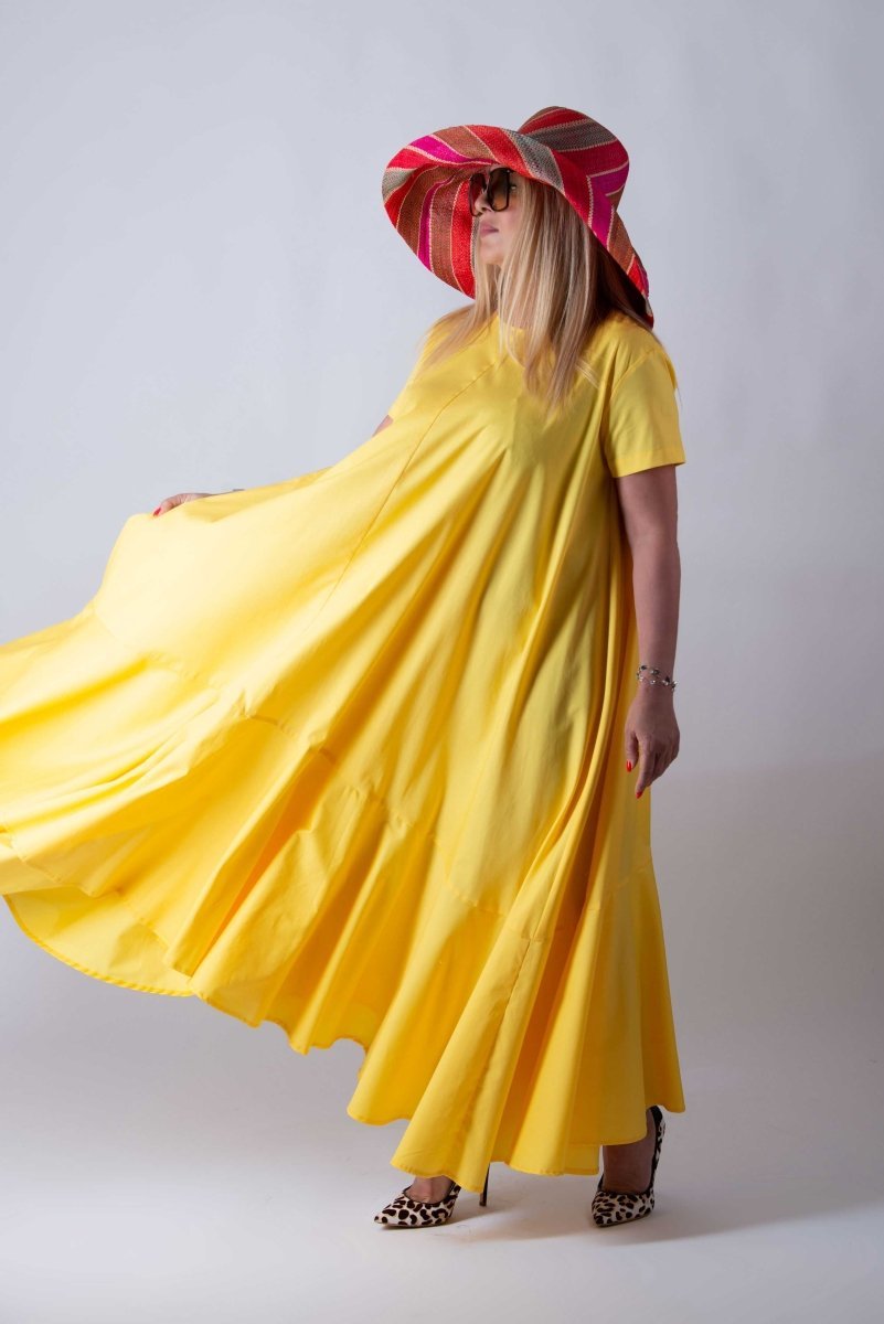 Yellow Summer Dress DIVA Yellow Summer Dress DIVA