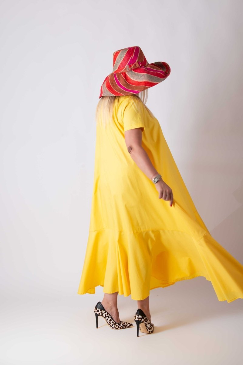 Yellow Summer Dress DIVA Yellow Summer Dress DIVA