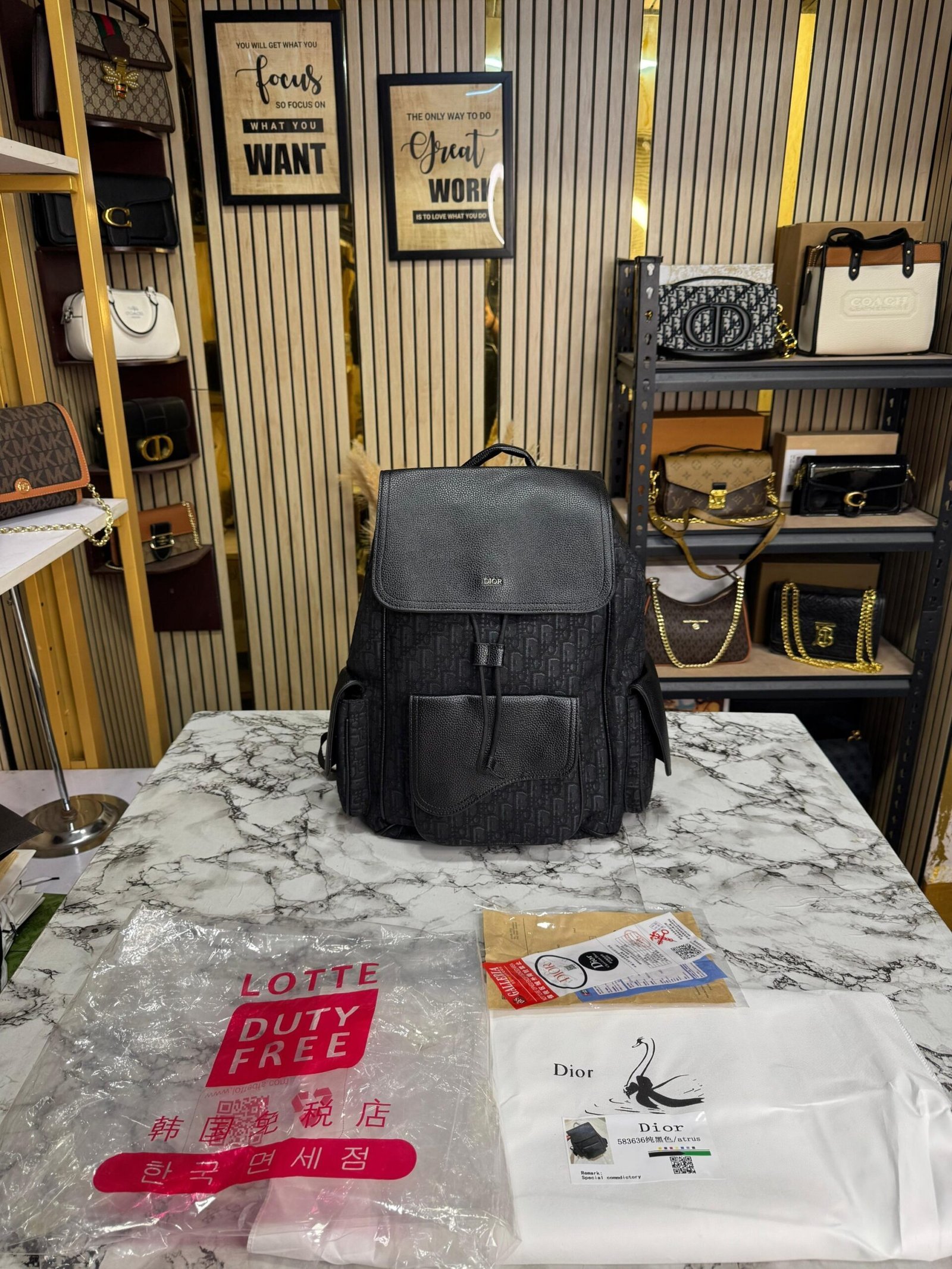 CHRISTIAN DIOR PREMIUM SADDLE BAGPACK β
π€©