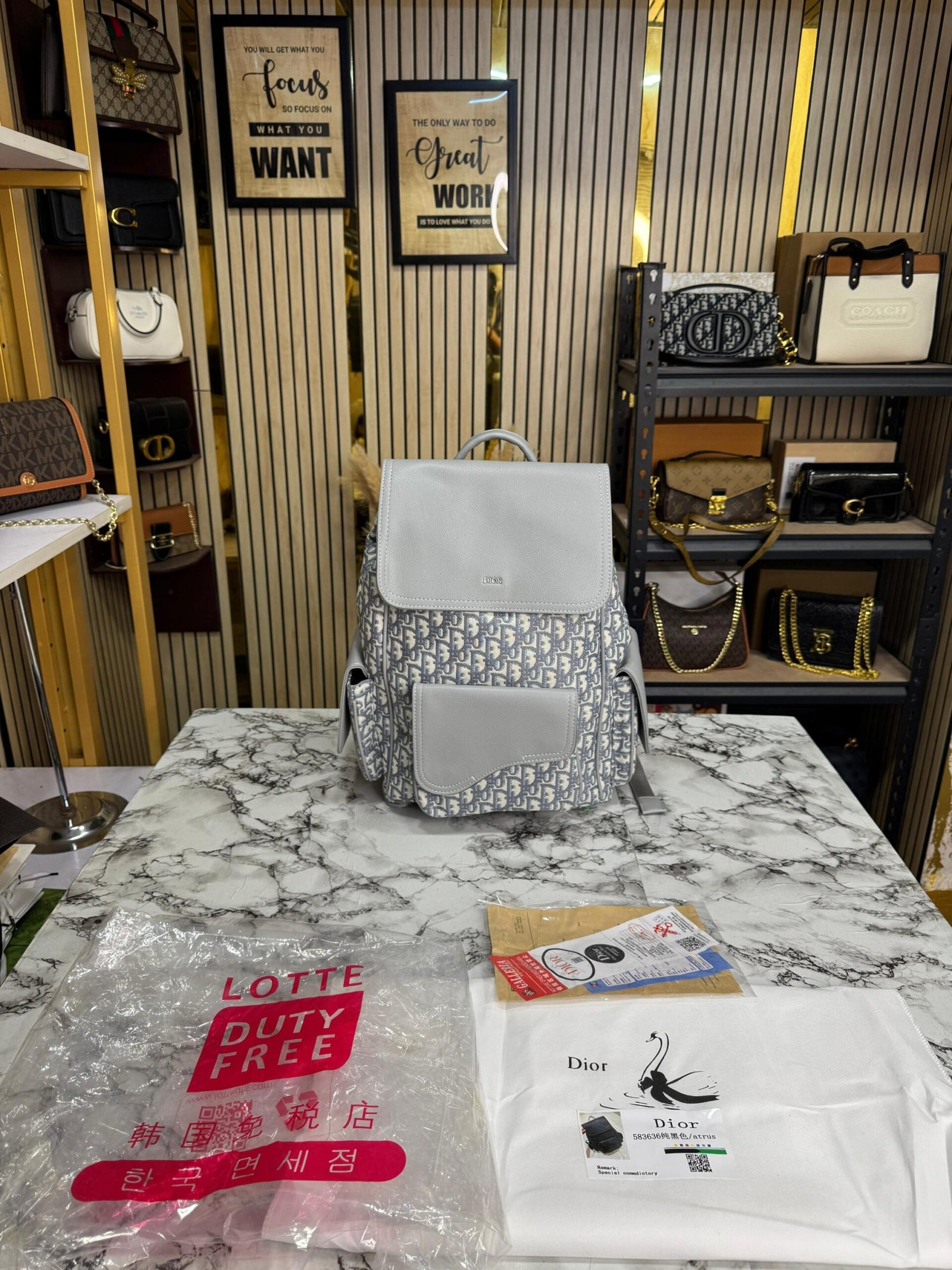 CHRISTIAN DIOR PREMIUM SADDLE BAGPACK β
π€©