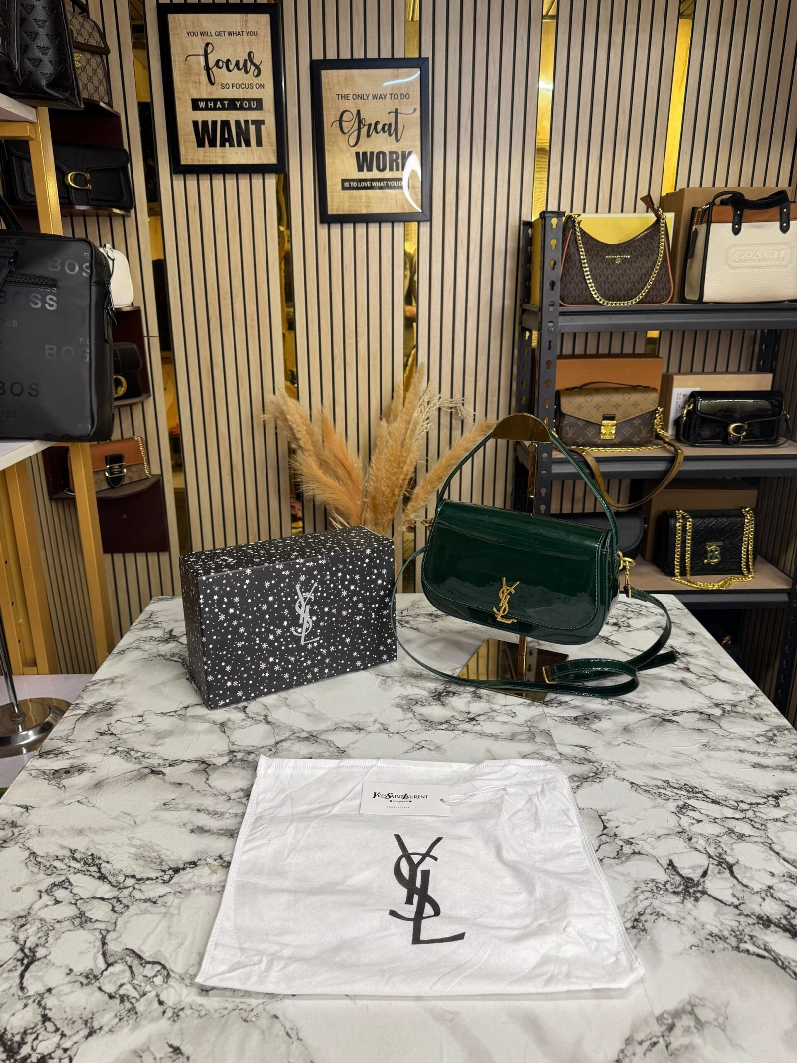 YSL HOBO SLING BAG WITH ORIGNAL BOX PACKING
