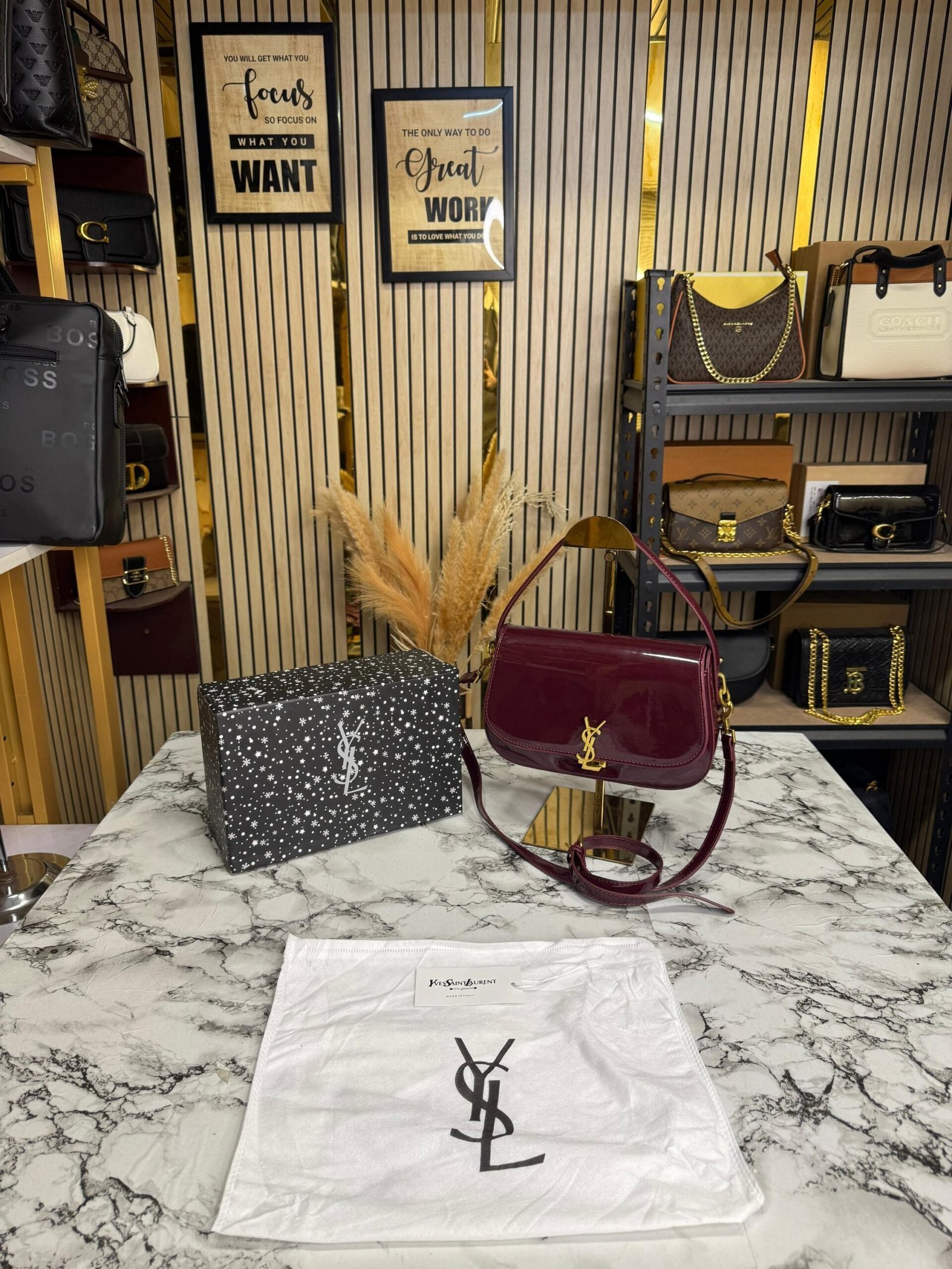 YSL HOBO SLING BAG WITH ORIGNAL BOX PACKING