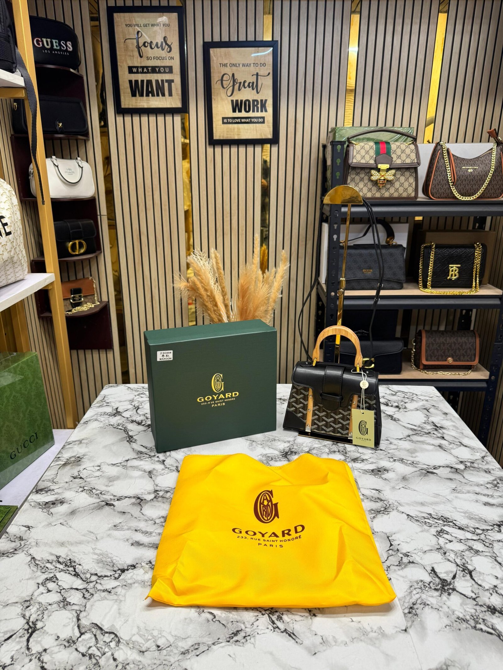 GOYARD SAIGON PREMIUM BAG WITH OG BOX