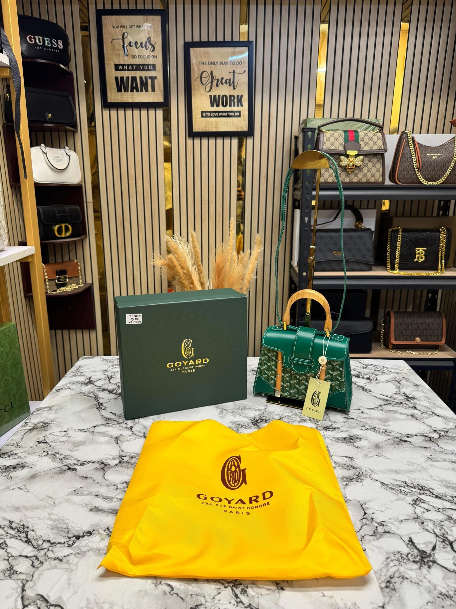 GOYARD SAIGON PREMIUM BAG WITH OG BOX