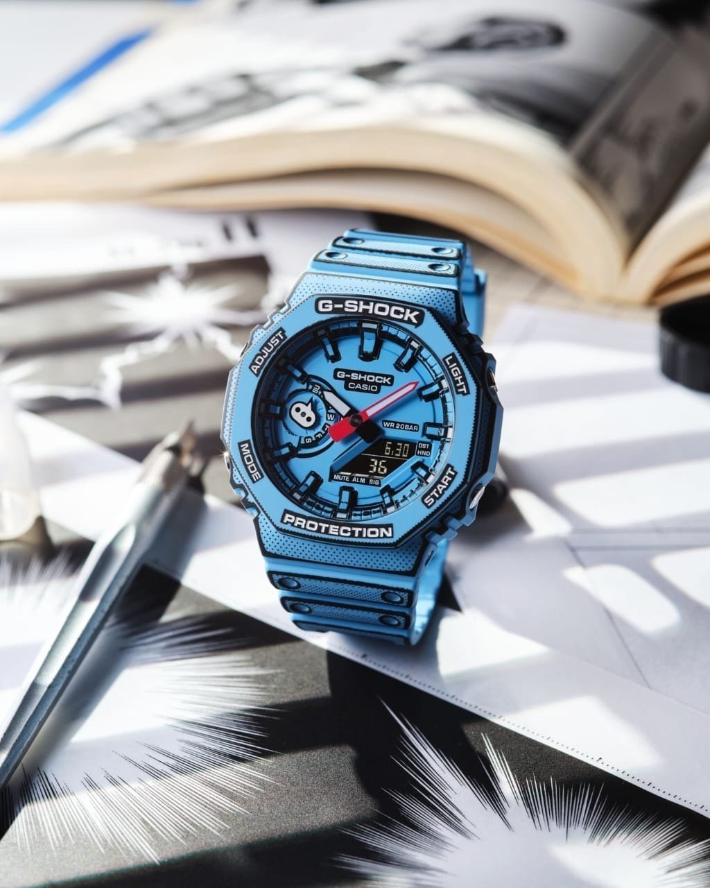 CSO GSHK GA-2100 MANGA [BLUE / BLACK] 1509025