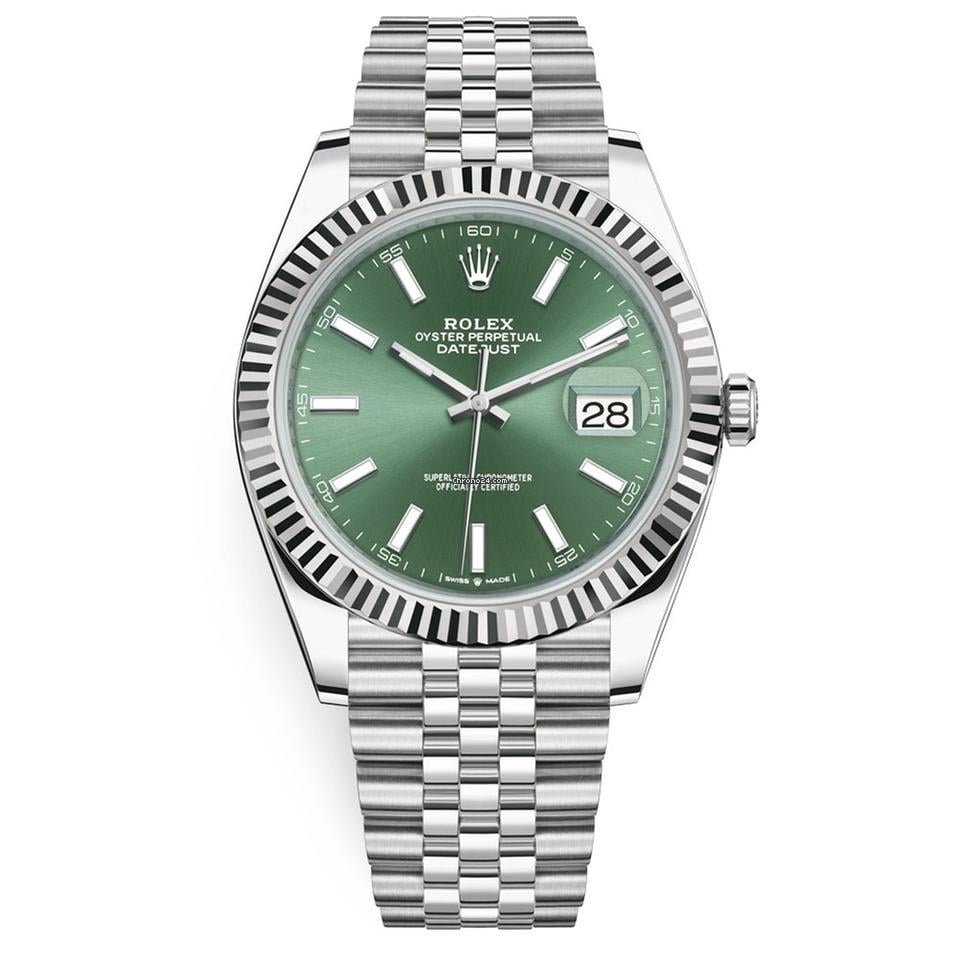 Rolex Datejust Mint Green Dial β Luxury Automatic Watch