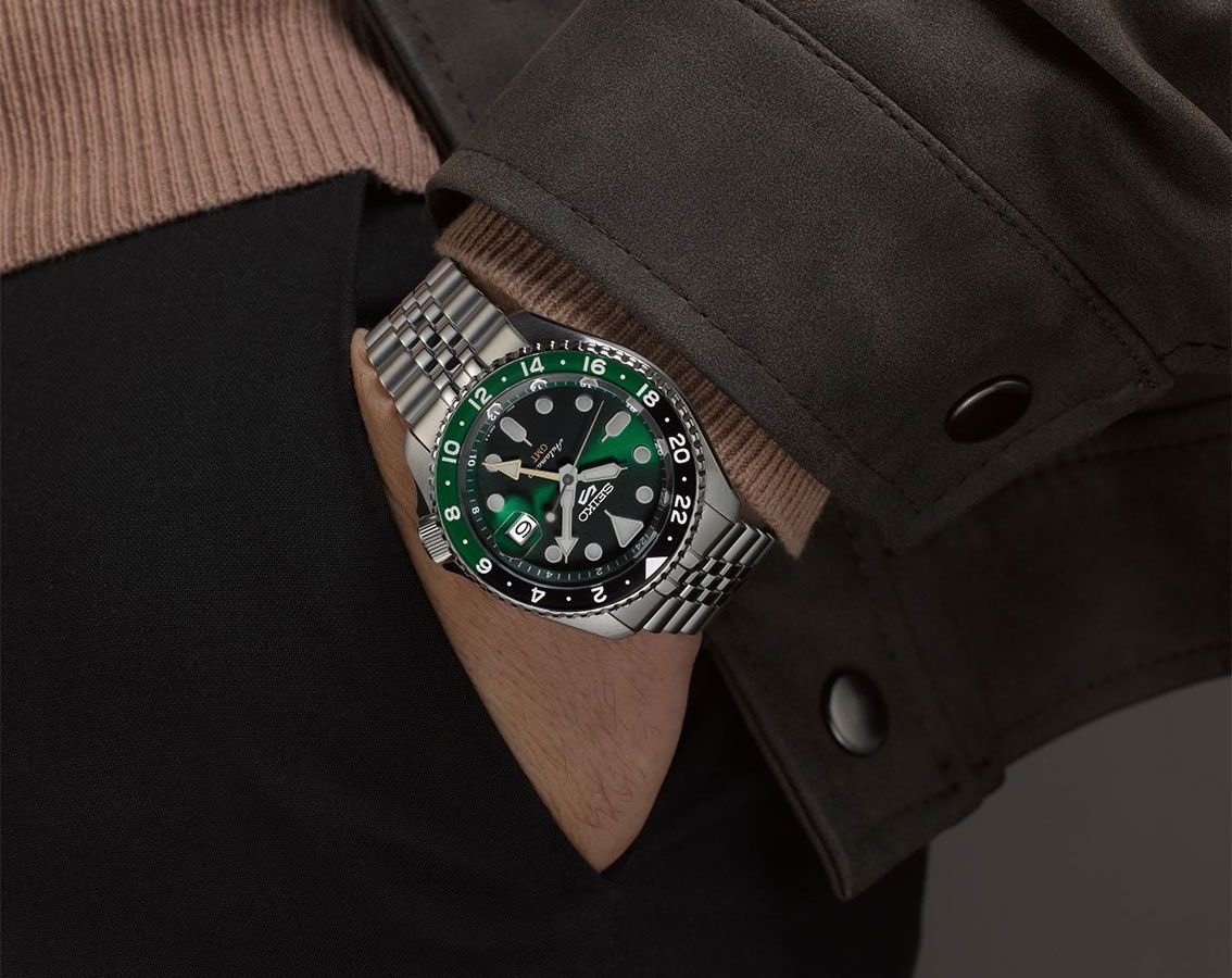 Seiko 5 Sports GMT Green Dial β Automatic Watch